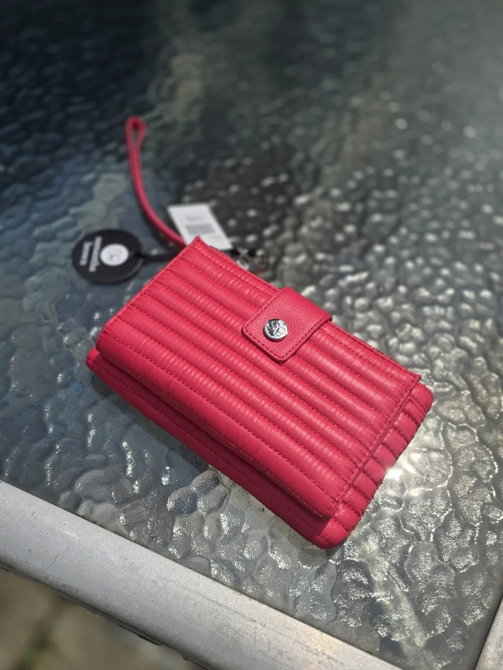 NWT Quilted Wristlet Wallet - Pink